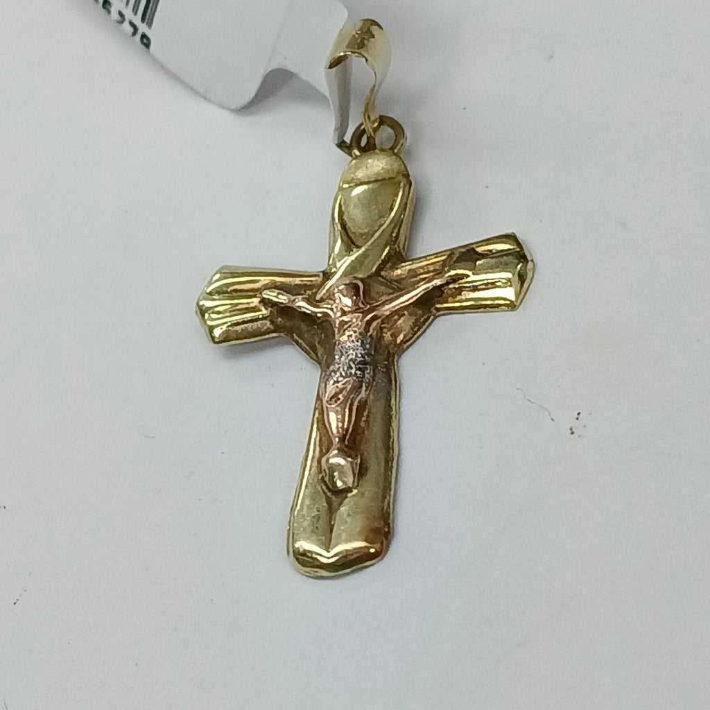 CRUCIFIJO ORO 14 K 0.8 GRMS (SEMINUEVO)