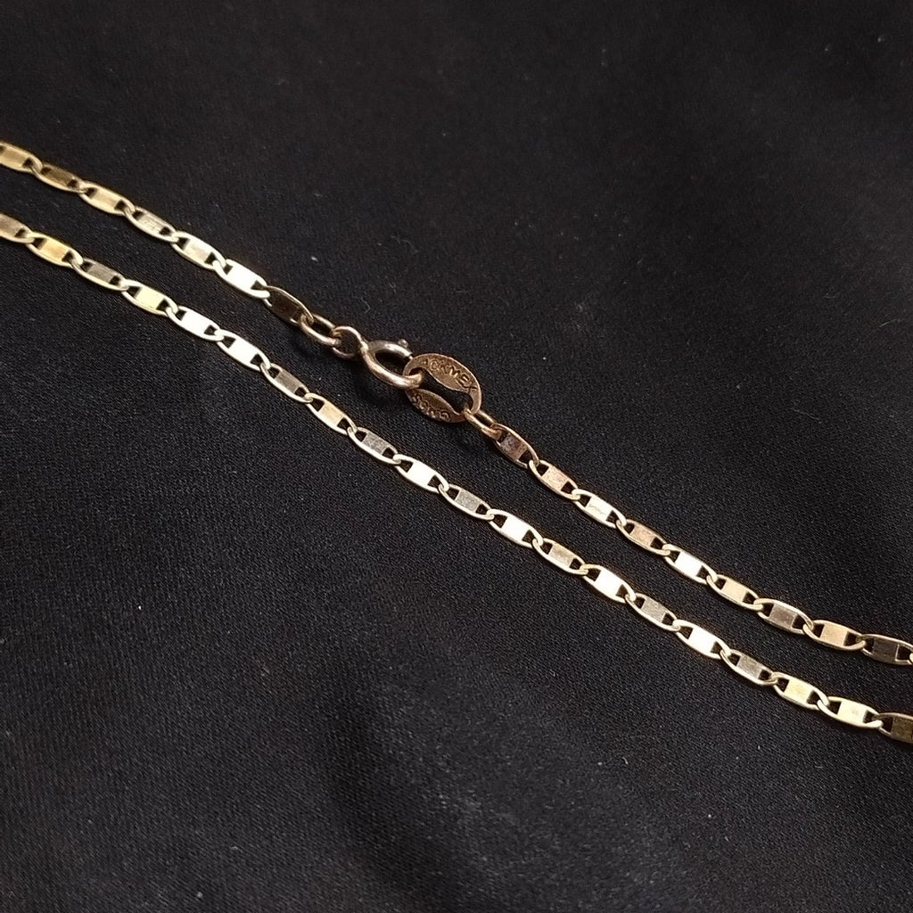 CADENA ORO COMBINADO 10 K 1,30 GRMS (SEMINUEVO)