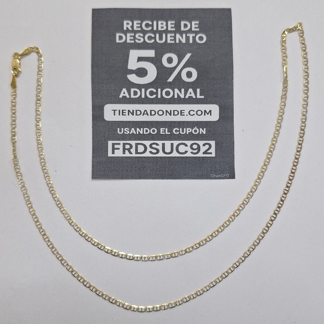 CADENA MARINERO 10K 55 CM 2.8 GR (NUEVO)