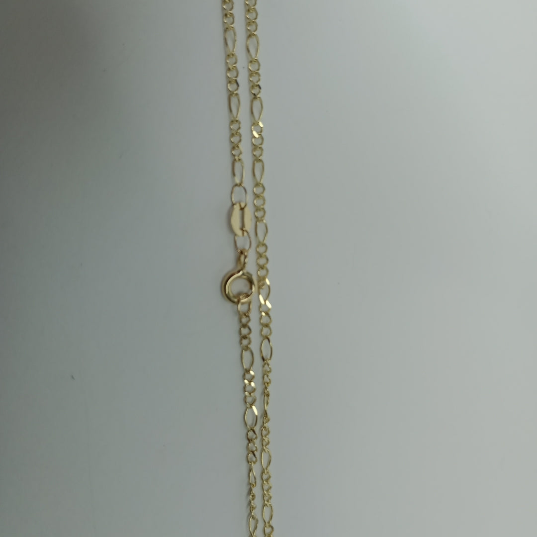CADENA TEJIDO 3X1 14K 55 CM 2.3 GR (NUEVO)