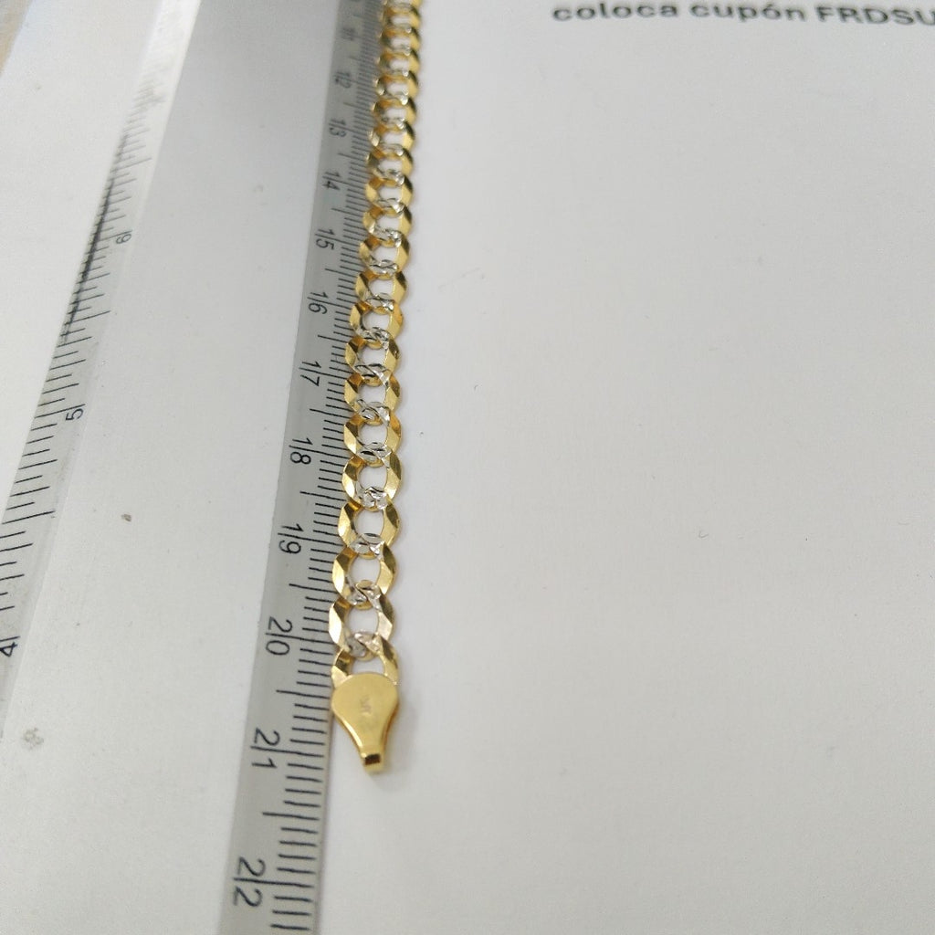 PULSERA BARBADA 14K 21 CM 6.3 GR (NUEVO)