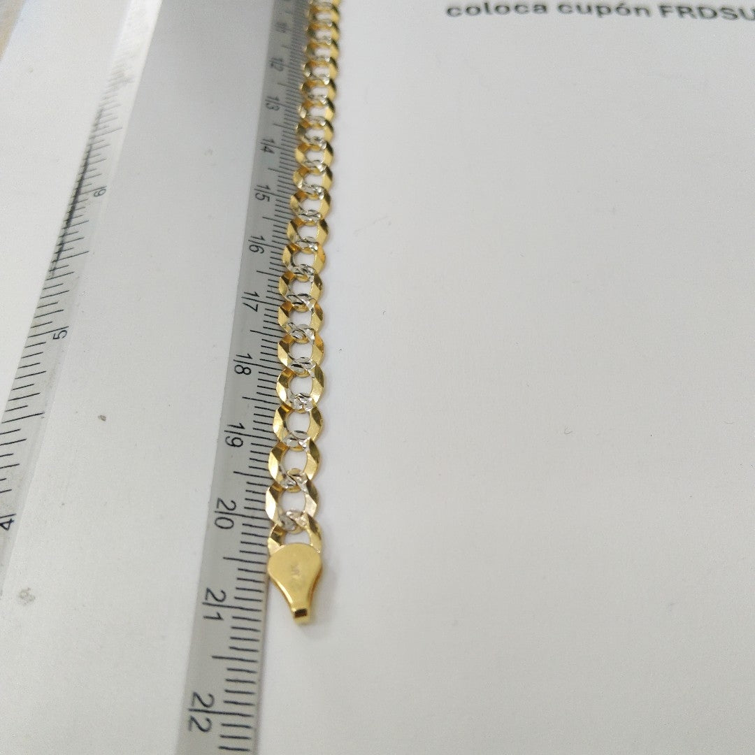 PULSERA BARBADA 14K 21 CM 6.3 GR (NUEVO)