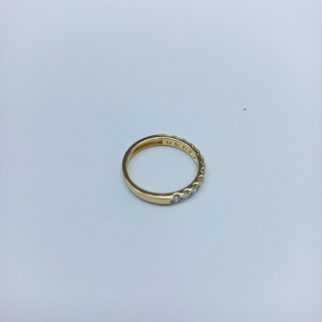 ANILLO ANILLITO MEDIA CHURUMBELA 14K 7 TALLA 2.2 GR (NUEVO)