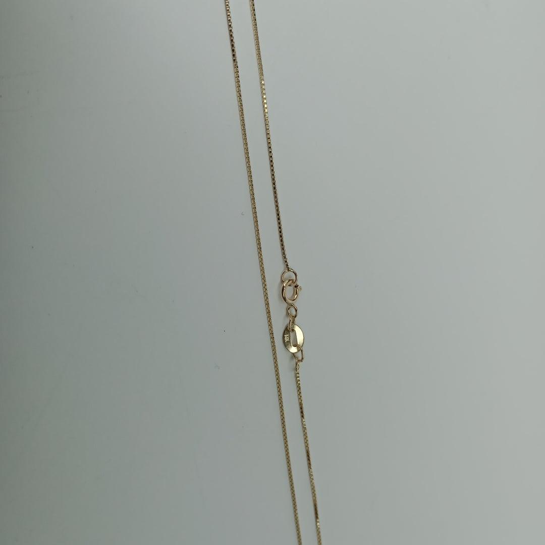 CADENA VENECIANO 14K 50 CM 1.6 GR (NUEVO)