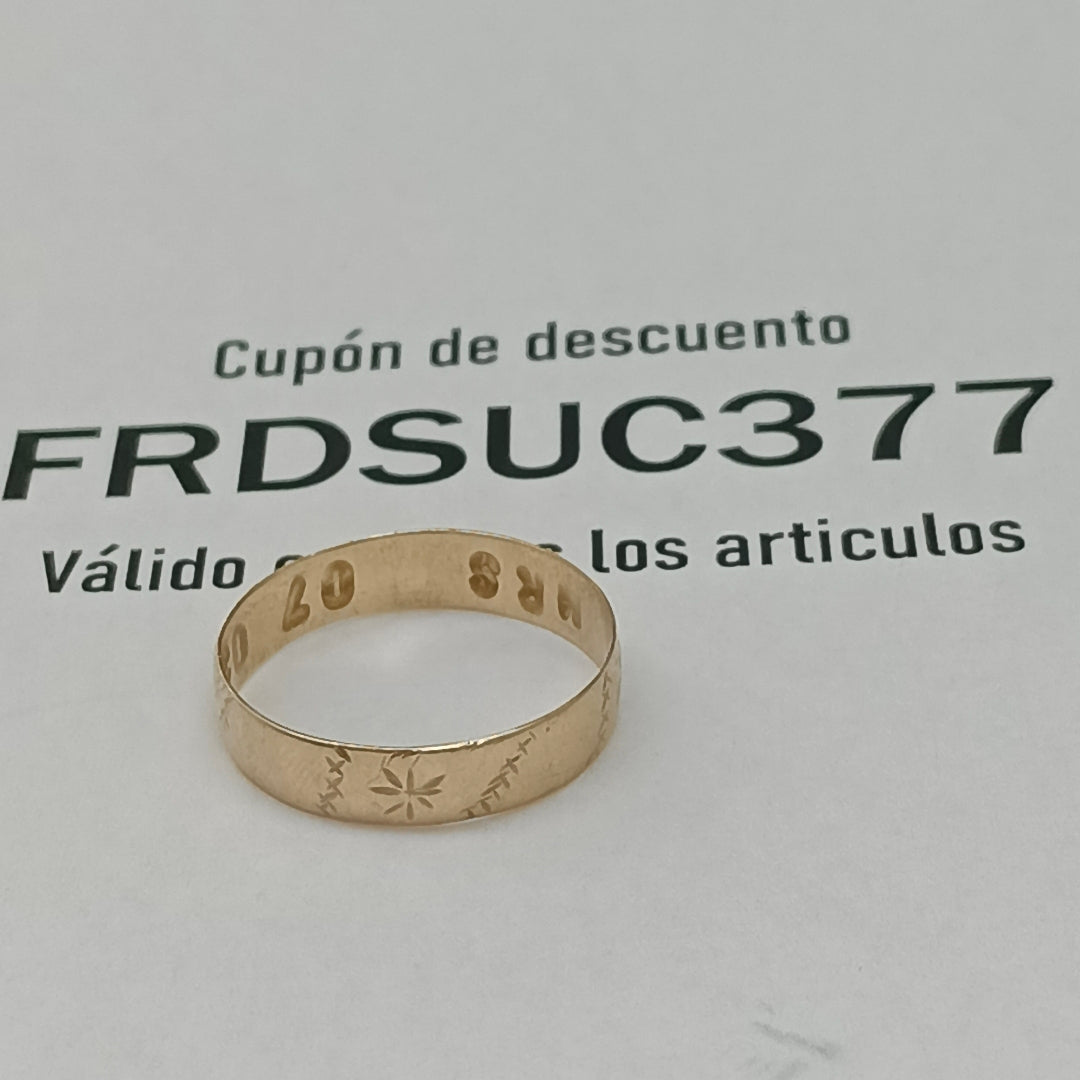 ARGOLLA ORO 8 K 2,00 GRMS (SEMINUEVO)