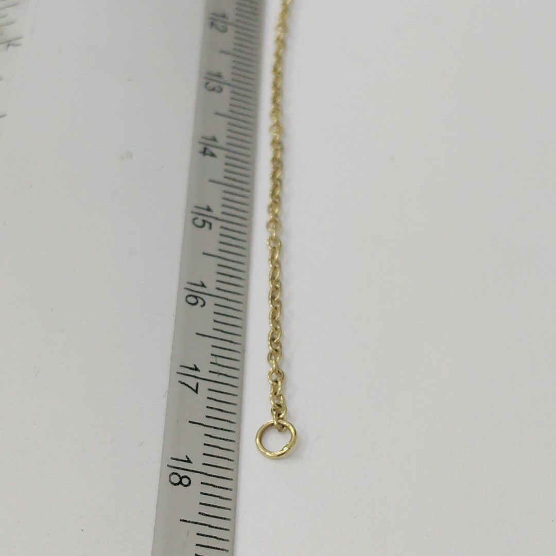 PULSERA TEJIDO ESPECIAL C CORAZON CIRCONIAS 14K 18 CM 2.1 GR (NUEVO)