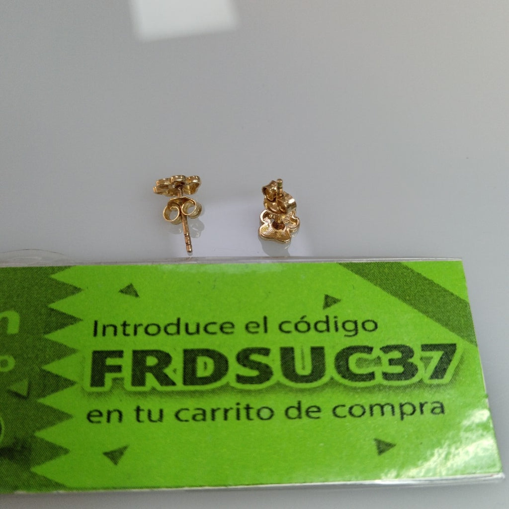 BROQUELES PAR ORO 10 K 1,00 GRMS (SEMINUEVO)