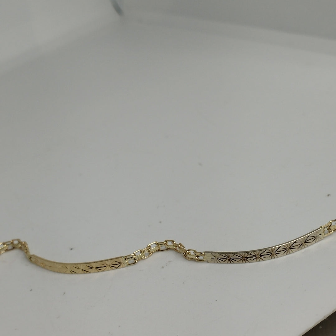 PULSERA ESPECIAL 10K 18 CM 2.5 GR (NUEVO)