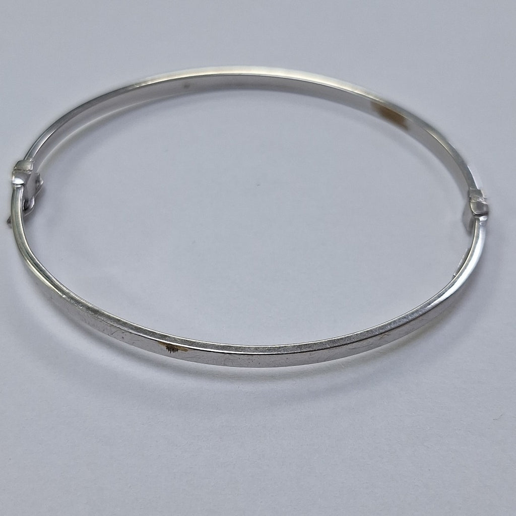 PULSERA RIGIDA ORO, ORO BLANCO 10 K 3 GRMS (SEMINUEVO)