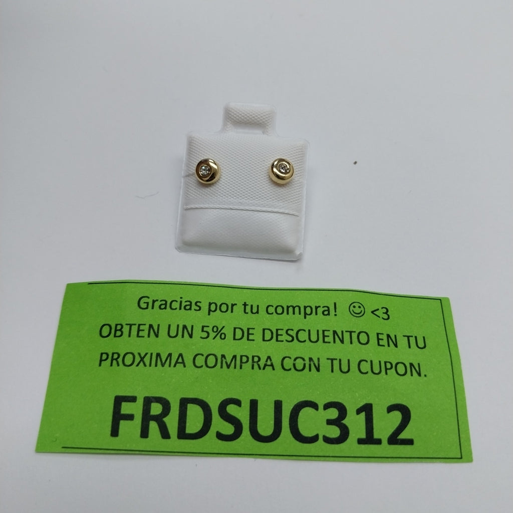 BROQUELES BROQUEL C CIRCONIA 14K 0.27 GR (NUEVO)