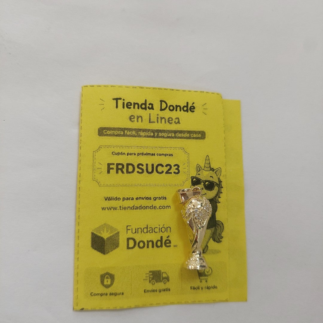 DIJE FIG COPA MUNDO 10K 2.6 GR (NUEVO)