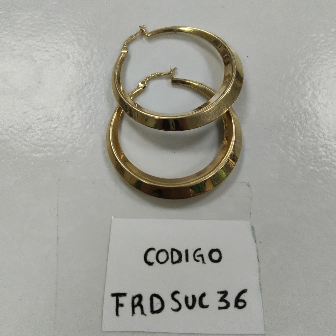 ARRACADAS PAR ORO 14 K 6,20 GRMS (SEMINUEVO)