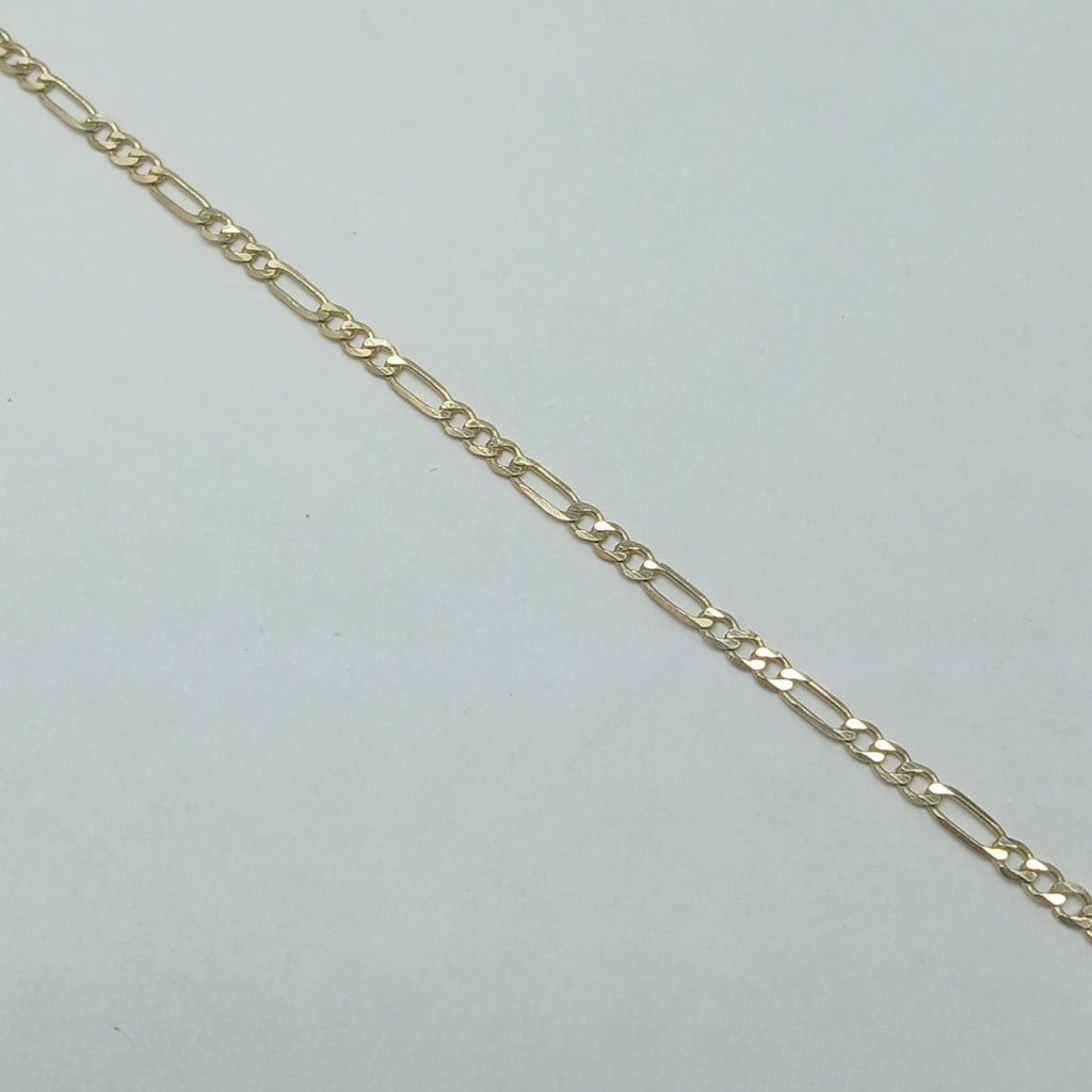 PULSERA TEJIDO 3X1 14K 21 CM 2.3 GR (NUEVO)