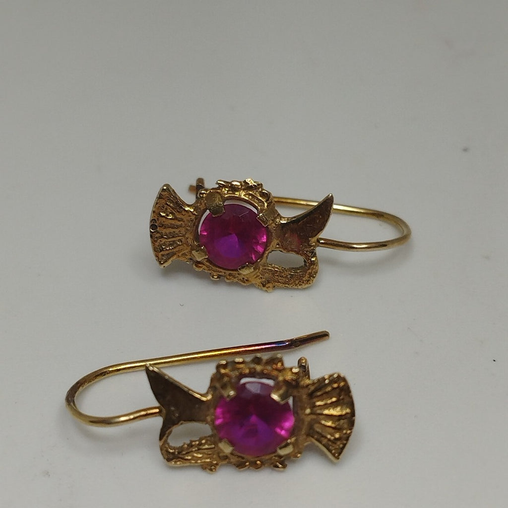 ARETES PAR ORO 8 K 1.3 GRMS (SEMINUEVO)