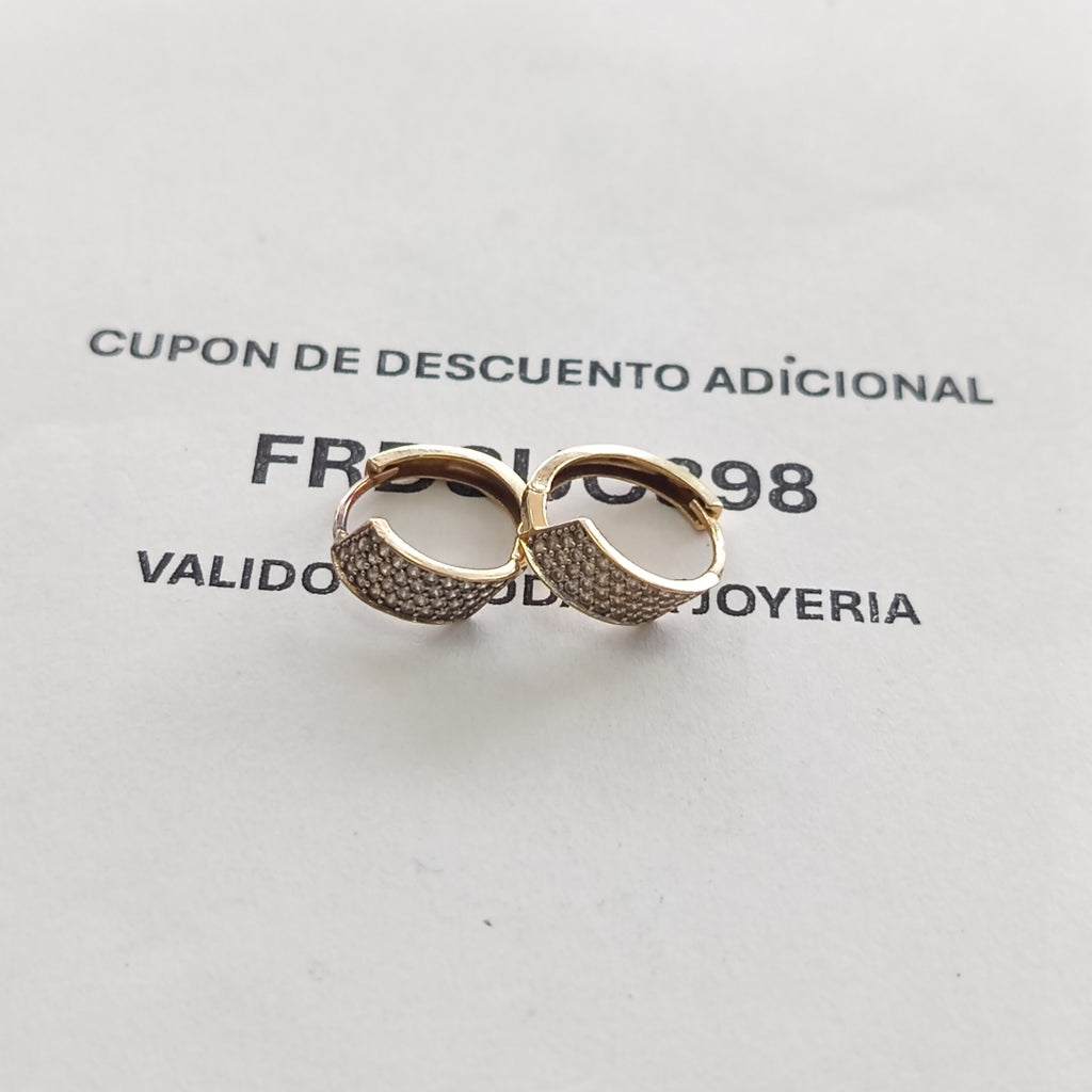 BROQUELES PAR ORO 10 K 1,70 GRMS (SEMINUEVO)