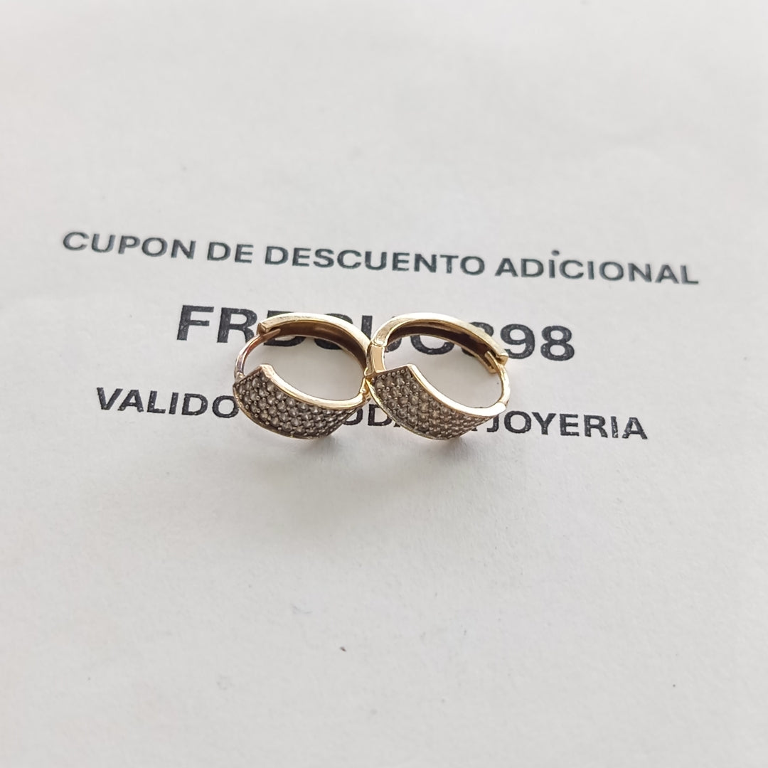 BROQUELES PAR ORO 10 K 1,70 GRMS (SEMINUEVO)