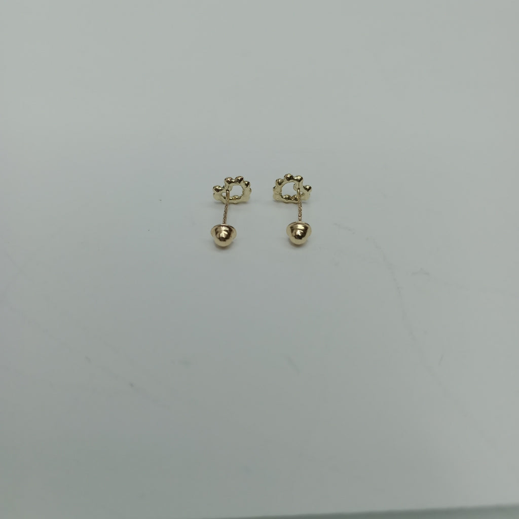 BROQUELES BROQUEL FIG CORAZON 14K 0.23 GR (NUEVO)