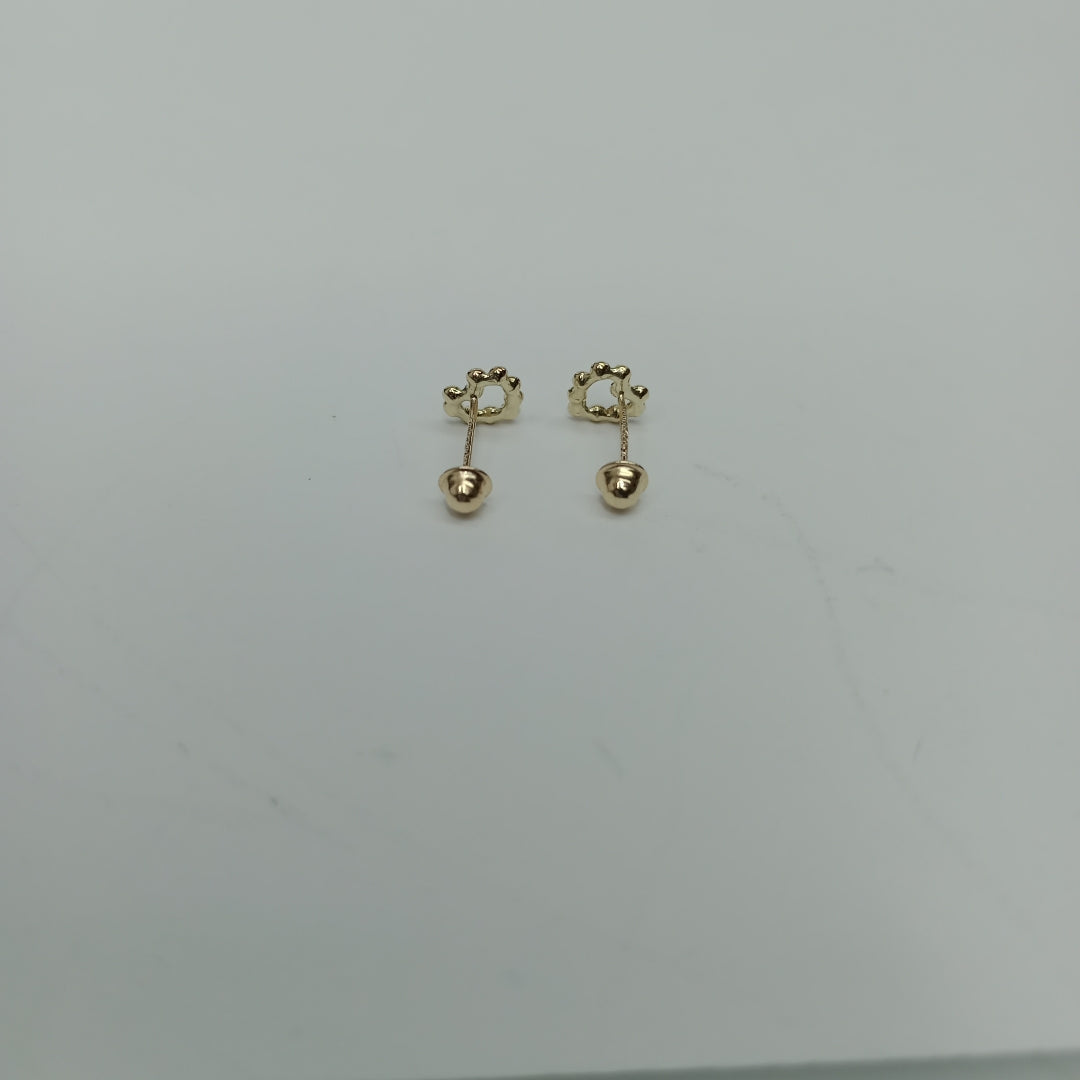 BROQUELES BROQUEL FIG CORAZON 14K 0.23 GR (NUEVO)
