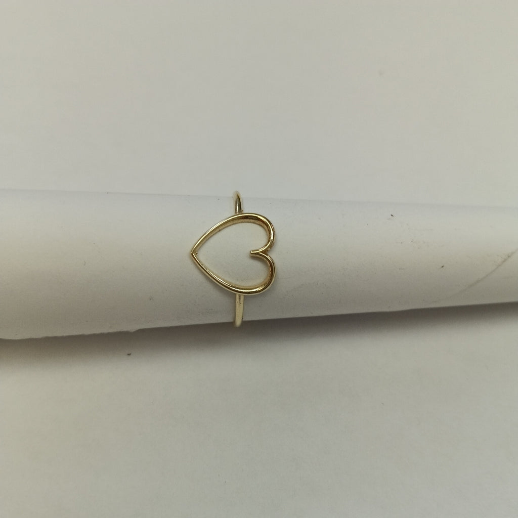 ANILLOS ANILLITO FIG CORAZON 10K TALLA 8 0.8 GR (NUEVO)