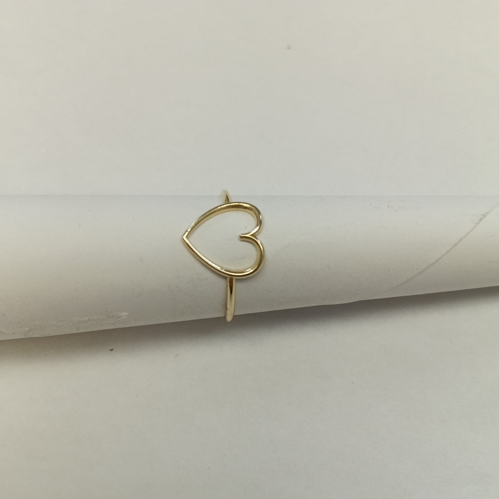 ANILLOS ANILLITO FIG CORAZON 10K TALLA 8 0.9 GR (NUEVO)