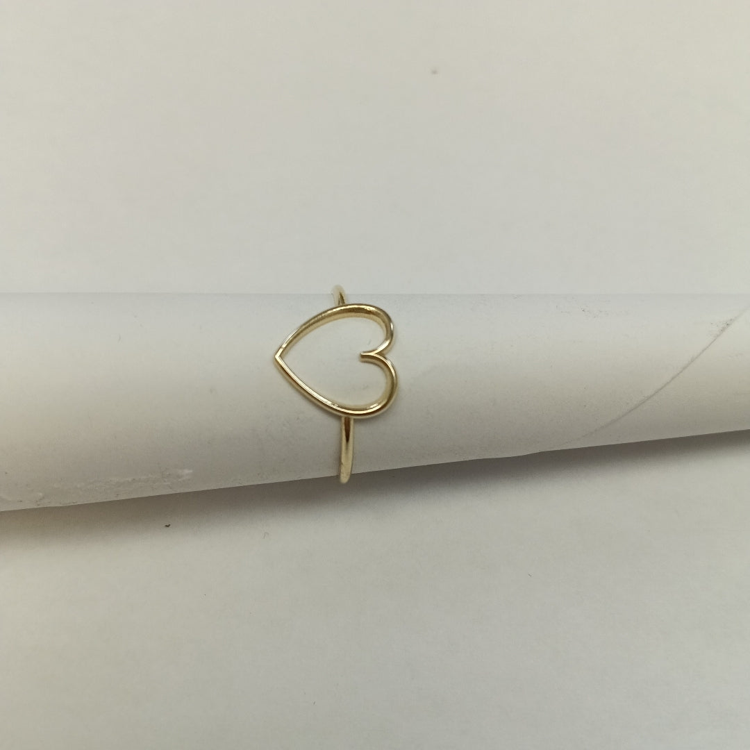 ANILLOS ANILLITO FIG CORAZON 10K TALLA 8 0.9 GR (NUEVO)