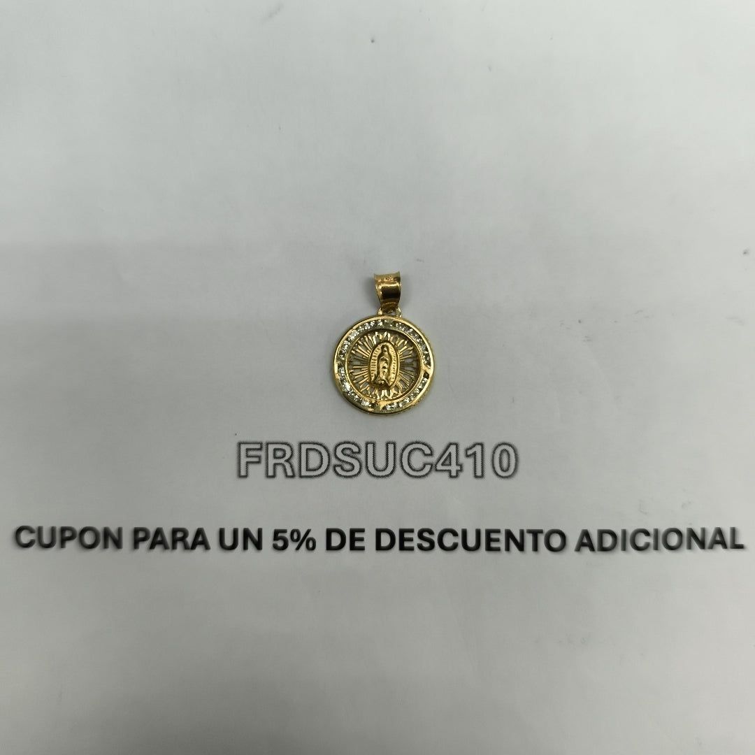 MEDALLA RELIGIOSA ORO 10 K 1 GRMS (SEMINUEVO)