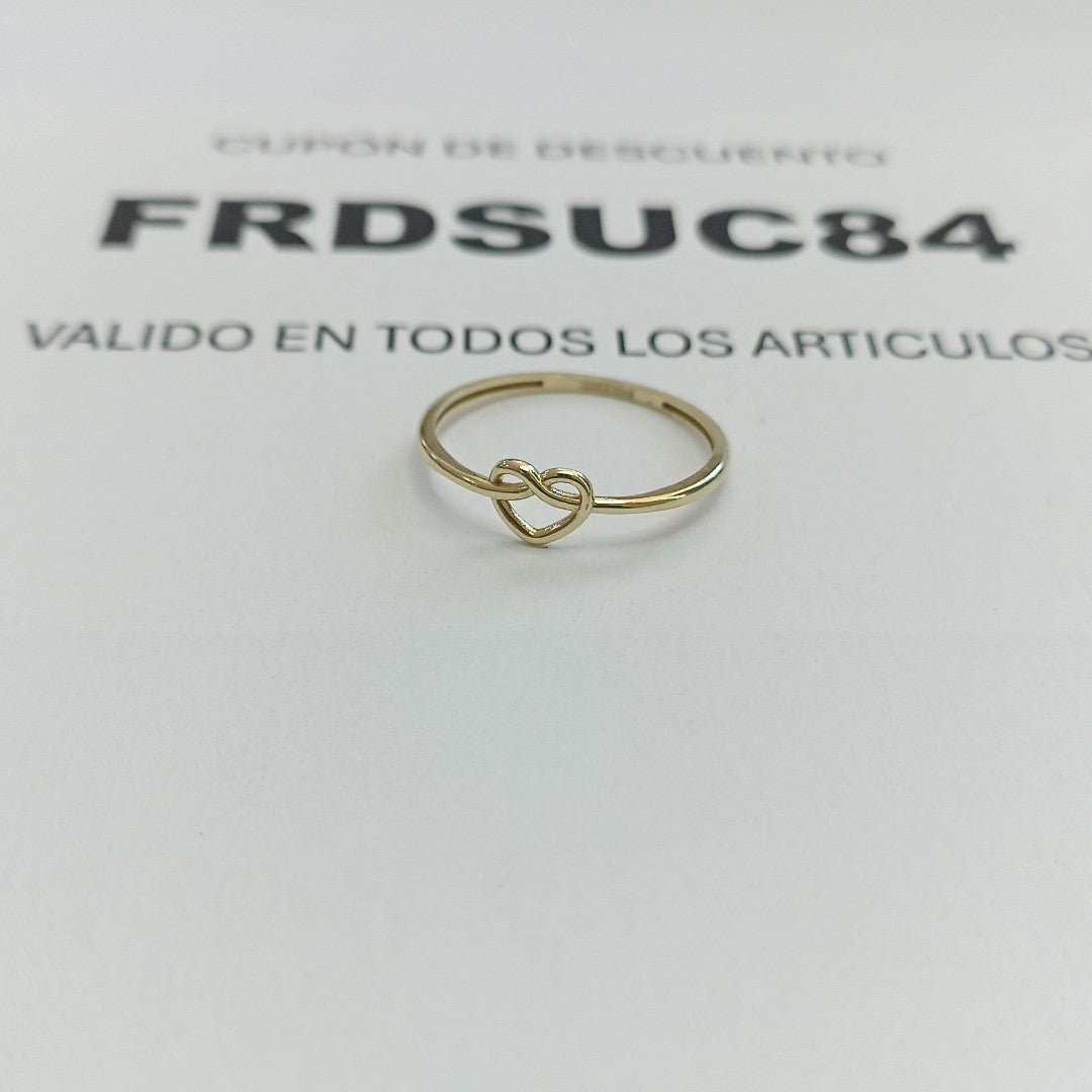 ANILLOS ANILLITO FIG CORAZON 10K TALLA 8 0.9 GR (NUEVO)