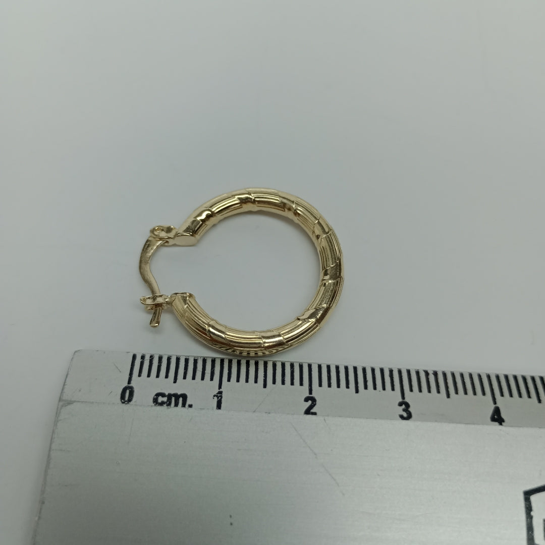 ARETES ARRACADAS 14K 2.6 GR (NUEVO)