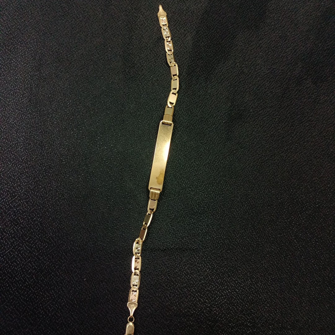 ESCLAVA ORO COMBINADO 14 K 10,20 GRMS (SEMINUEVO)