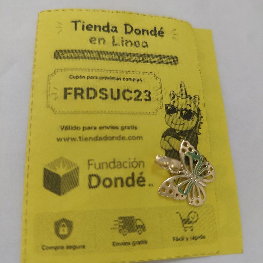 DIJE MARIPOSA 10K 0.7 GR (NUEVO)