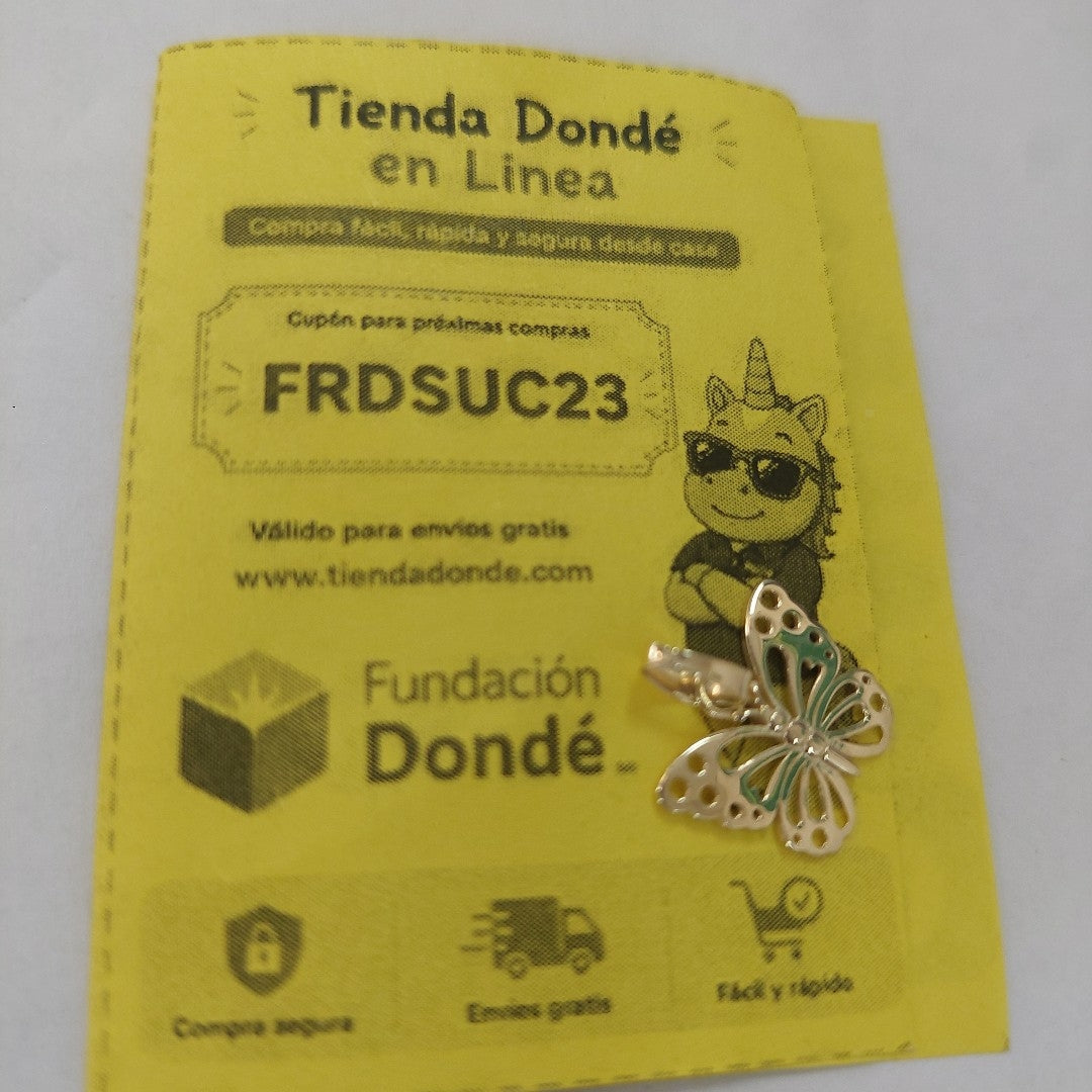 DIJE MARIPOSA 10K 0.7 GR (NUEVO)
