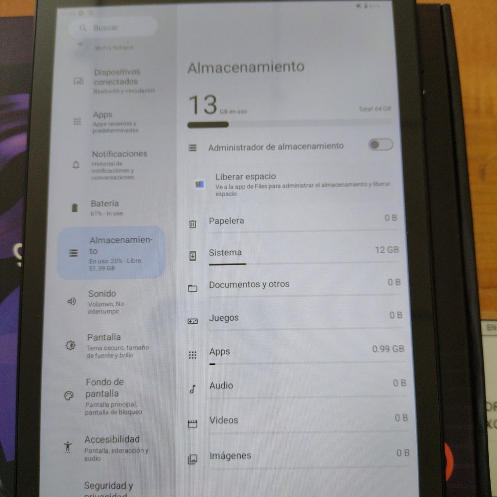 TABLETA GHIA GA8N2 64 GB 4 GB RAM (SEMINUEVO)