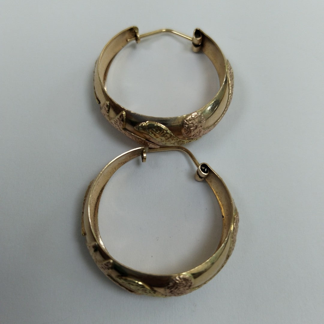 ARRACADAS PAR ORO 14 K 7 GRMS (SEMINUEVO)