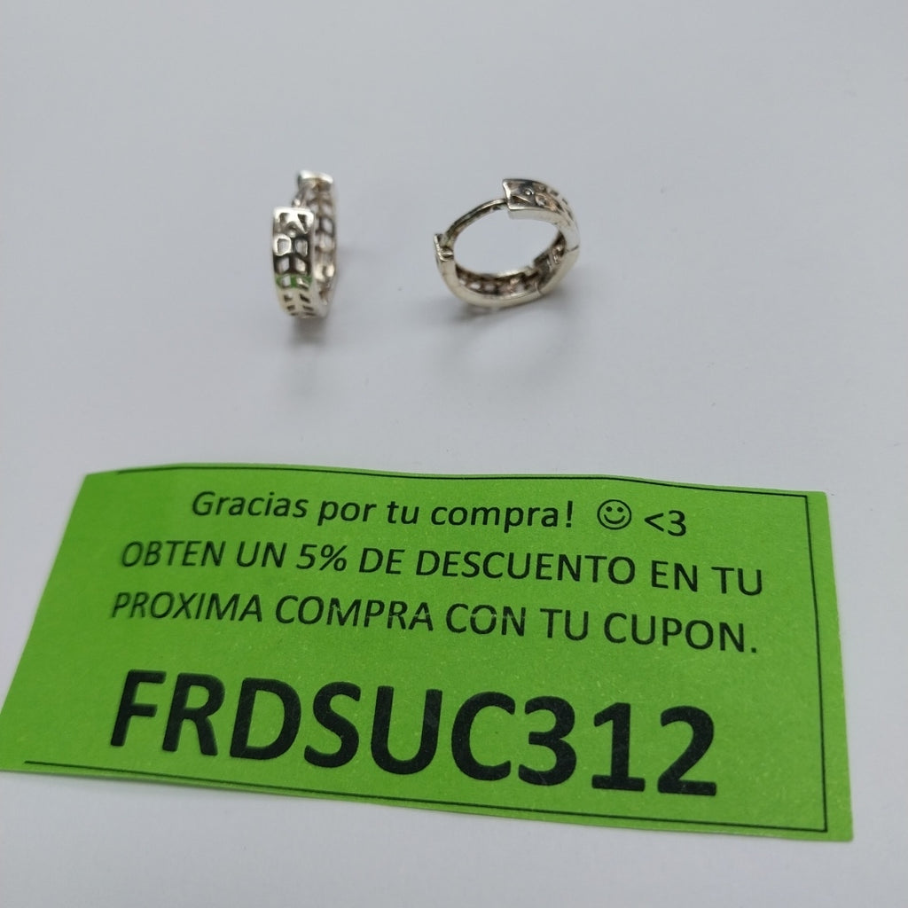 ARRACADAS PLATA .925 2.5 GR (NUEVO)
