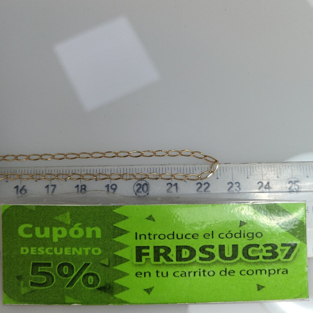 CADENA ORO 14 K 2,60 GRMS (SEMINUEVO)