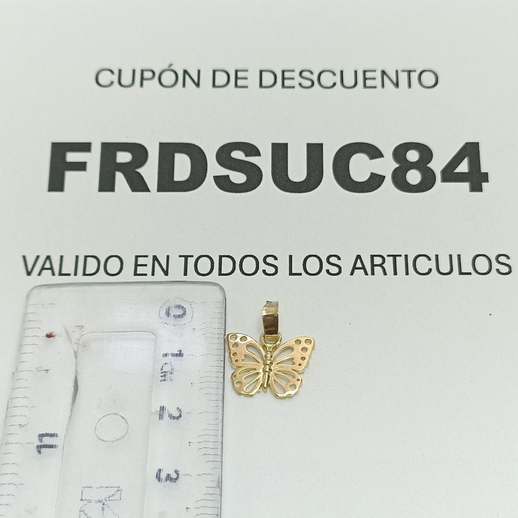 DIJE MARIPOSA 10K 0.8 GR (NUEVO)