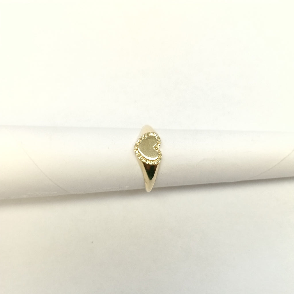 ANILLOS ANILLITO FIG CORAZON 10K TALLA 9 1.8 GR (NUEVO)