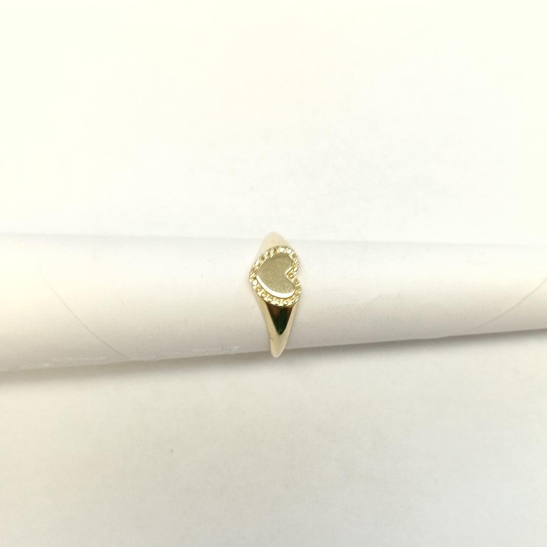 ANILLOS ANILLITO FIG CORAZON 10K TALLA 9 1.8 GR (NUEVO)