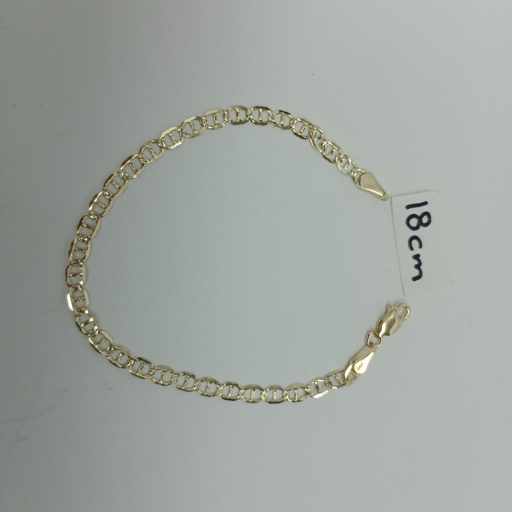 PULSERA GUCHI 14K 18 CM 3.3 GR (NUEVO)