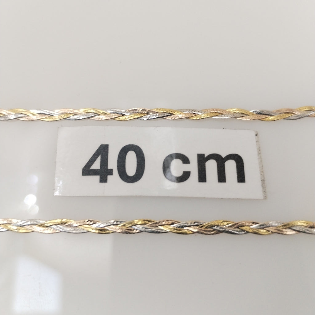 CADENA ORO COMBINADO 14 K 3.1 GRMS (SEMINUEVO)