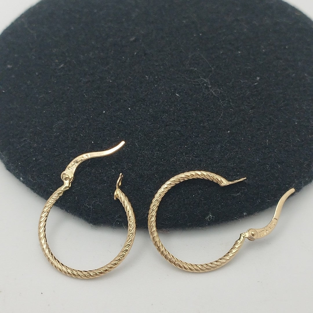 ARETES ARRACADAS 14K 1.3 GR (NUEVO)