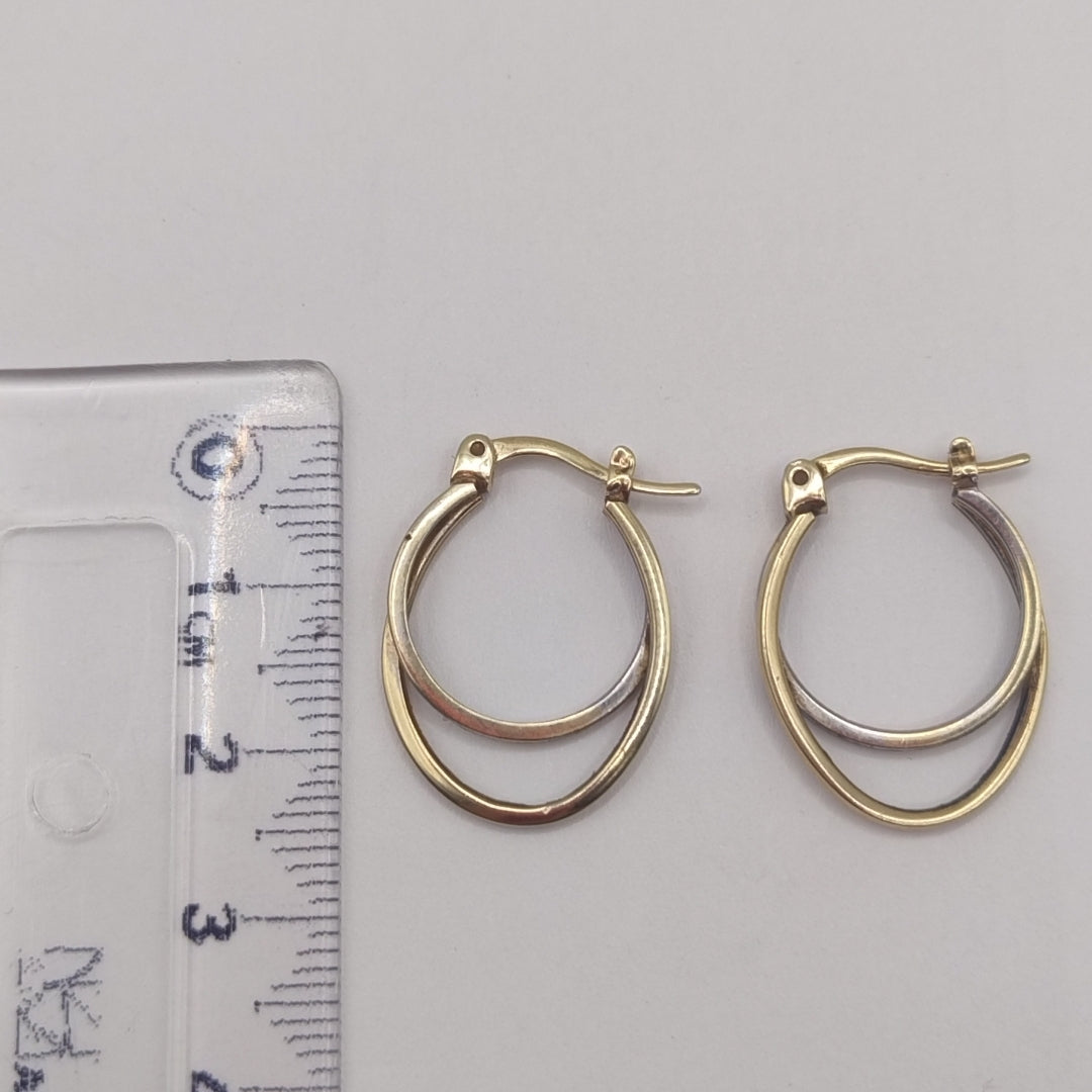 ARRACADAS PAR ORO 10 K 2 GRMS (SEMINUEVO)