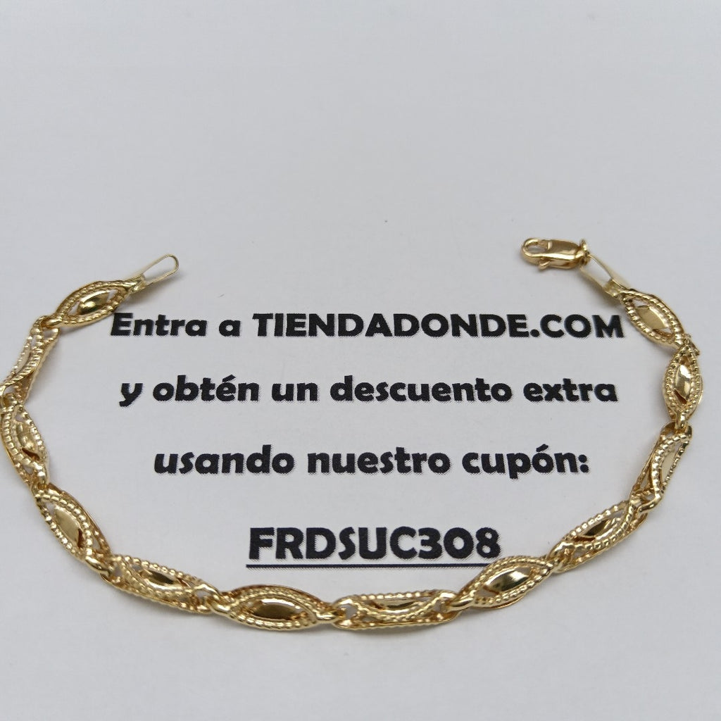 PULSERA ESPECIAL 10K 18 CM 4.4 GR (NUEVO)