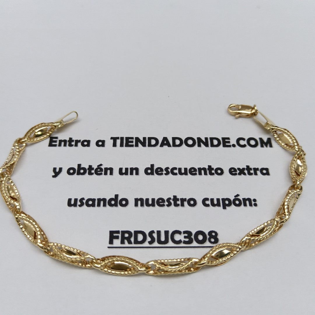 PULSERA ESPECIAL 10K 18 CM 4.4 GR (NUEVO)