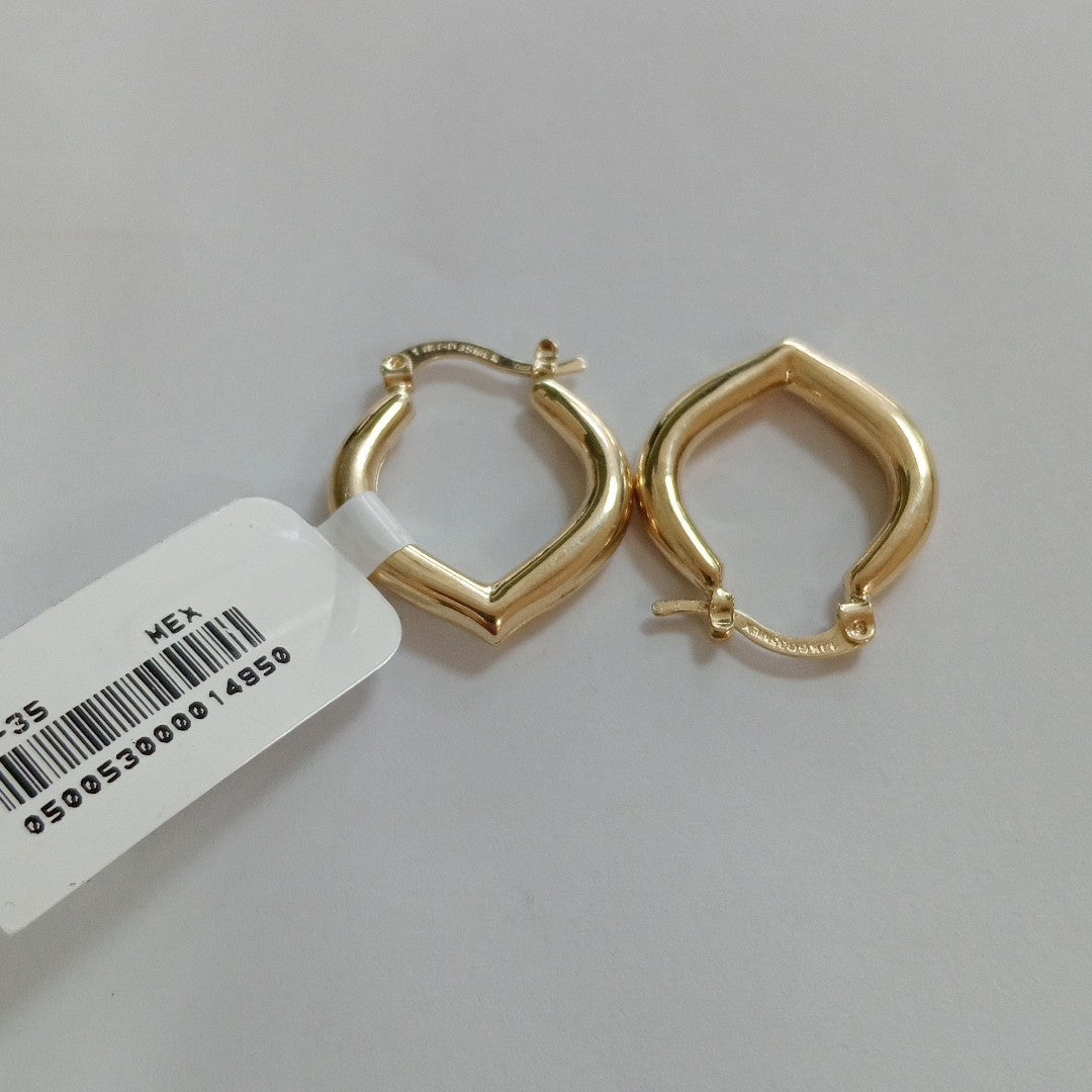 ARETES ARRACADAS 14K 2.1 GR (NUEVO)