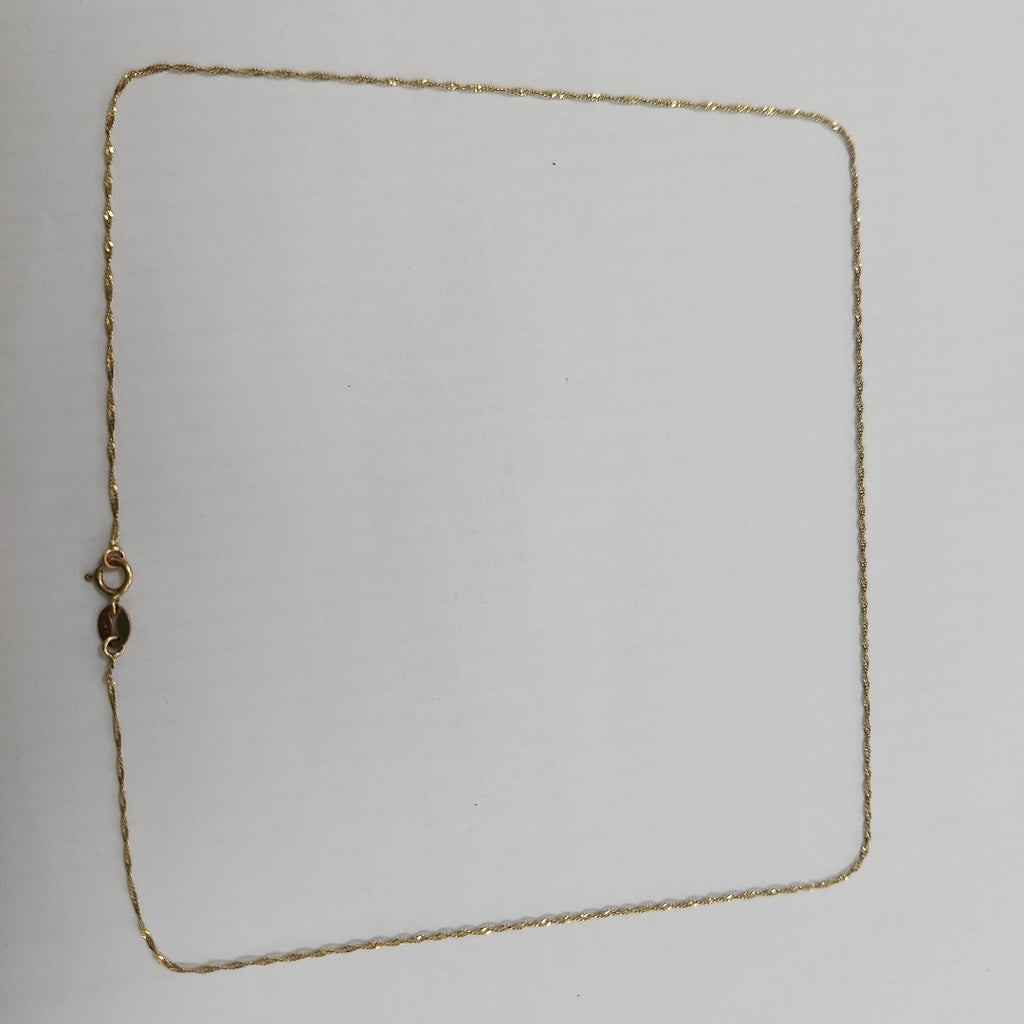 GARGANTILLA ORO 14 K 0,70 GRMS (SEMINUEVO)