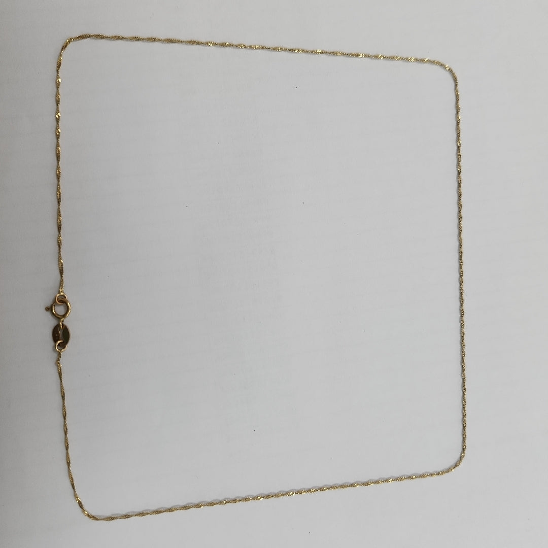 GARGANTILLA ORO 14 K 0,70 GRMS (SEMINUEVO)