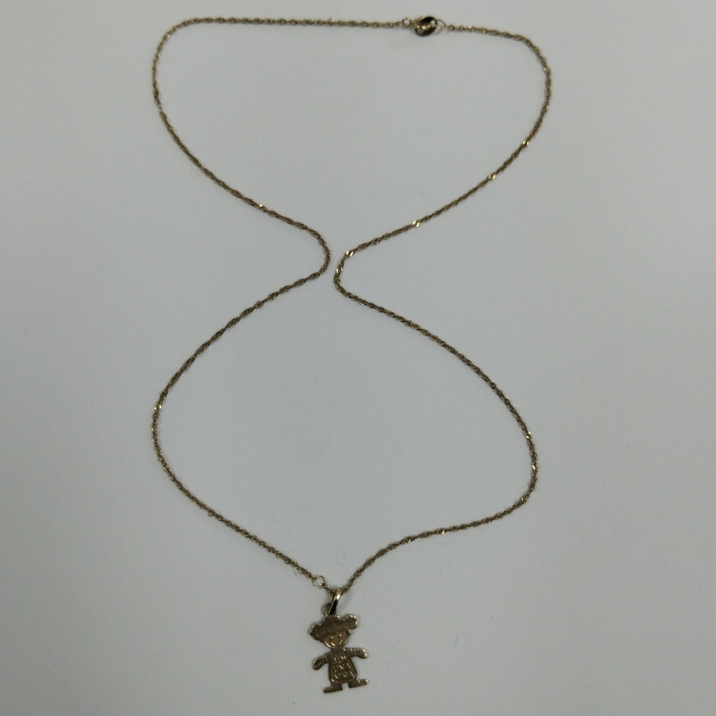 CADENA, DIJE ORO 10 K 1.7 GRMS (SEMINUEVO)