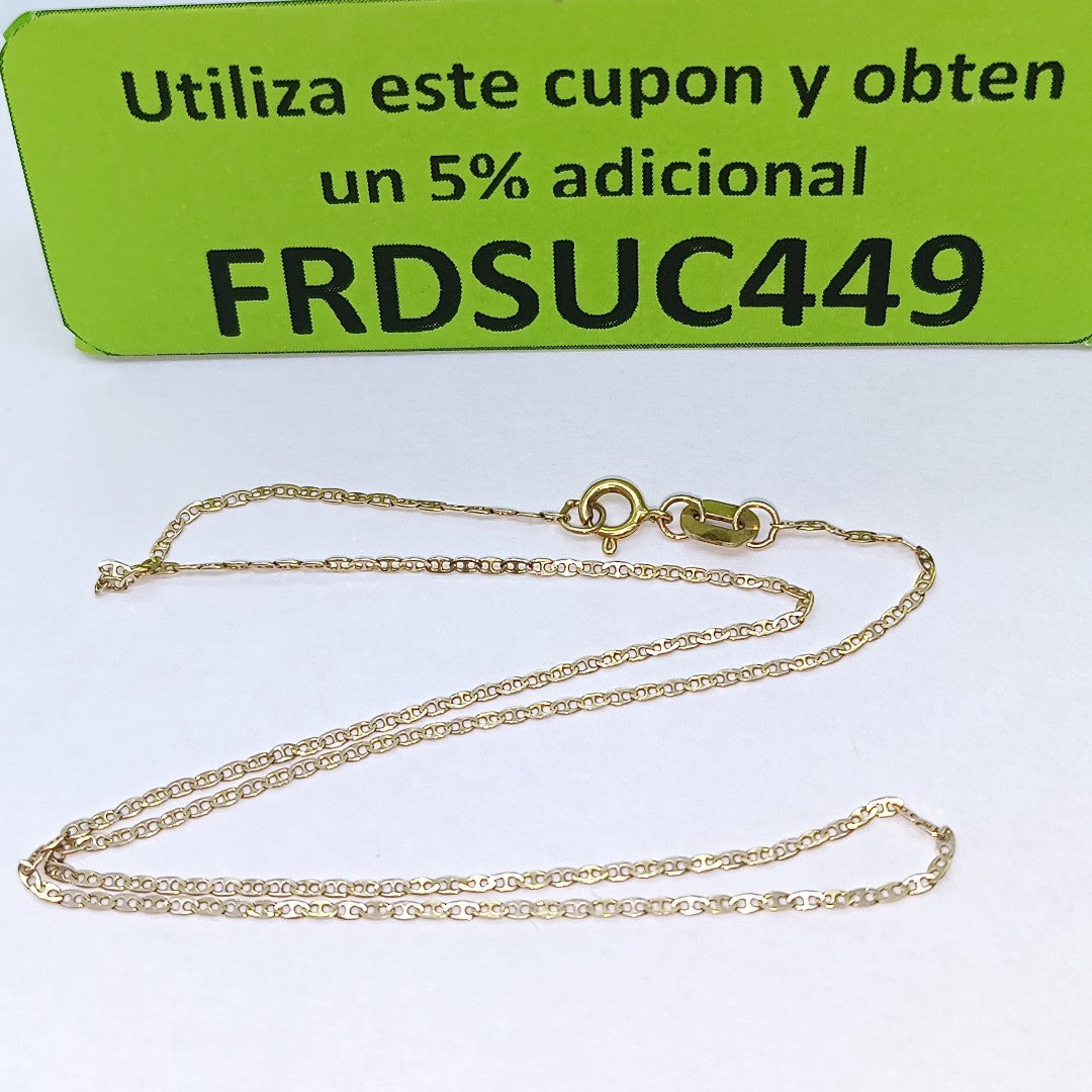 CADENA ORO 10 K 0.9 GRMS (SEMINUEVO)