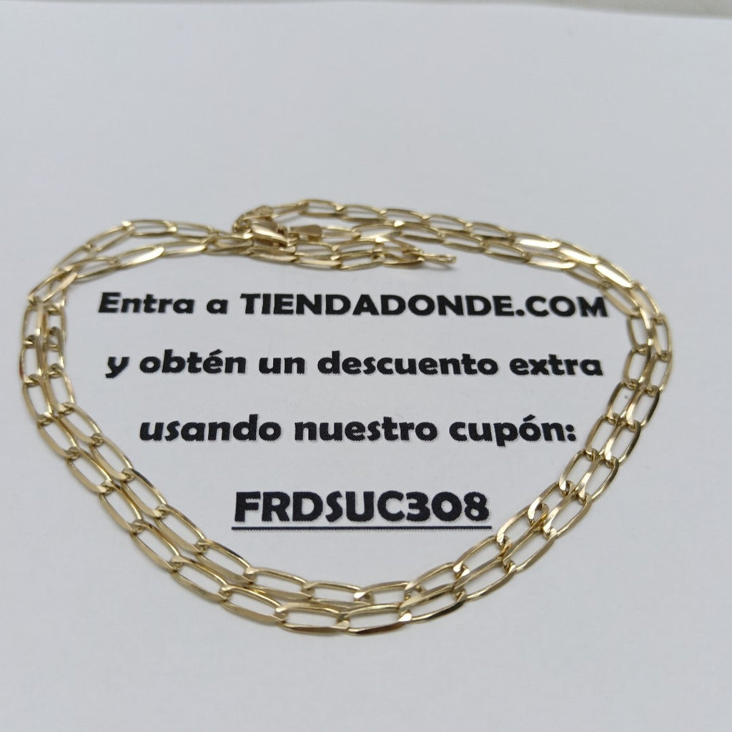CADENA ESLABON 14K 55 CM 6.5 GR (NUEVO)